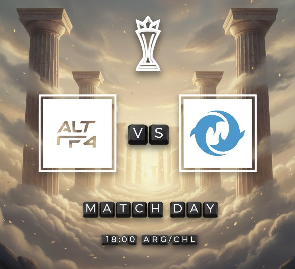 AltF4_VLR's tweet image. 🔫 MATCH DAY: SEMIFINALES 💣

¡Llegó la hora de la verdad! Hoy nos enfrentamos a @DGaming_org por las Semifinales de @ElOlimpoCL.

El objetivo es claro: conseguir la victoria y asegurar nuestro lugar en la siguiente fase.

⏰ 18:00hs ARG/CHL
📺  twitch.tv/giooomz

¡Vengan a…