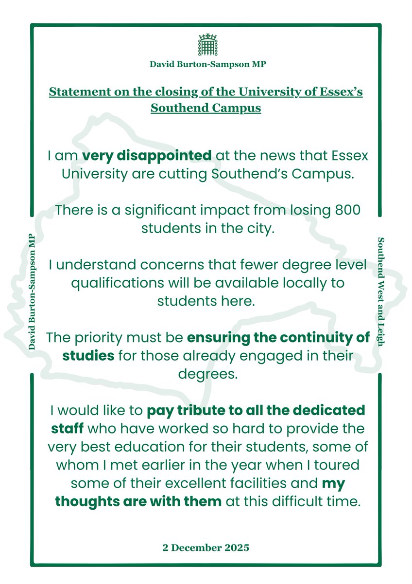 David Burton-Sampson MP tweet media