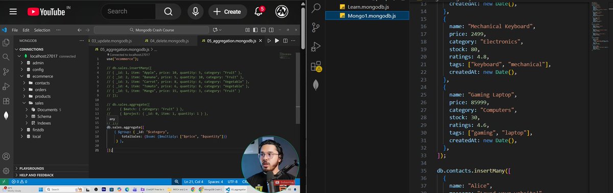 Niteshshah028's tweet image. Backend Journey — Day 1 🚀

Started learning MongoDB today.
Covered CRUD operations, Atlas, Compass &amp;amp; Mongo Shell.
Happy to begin this path—small steps forward! 💪
#Backend #MongoDB #DevJourney #WebDev #CodeNewbie