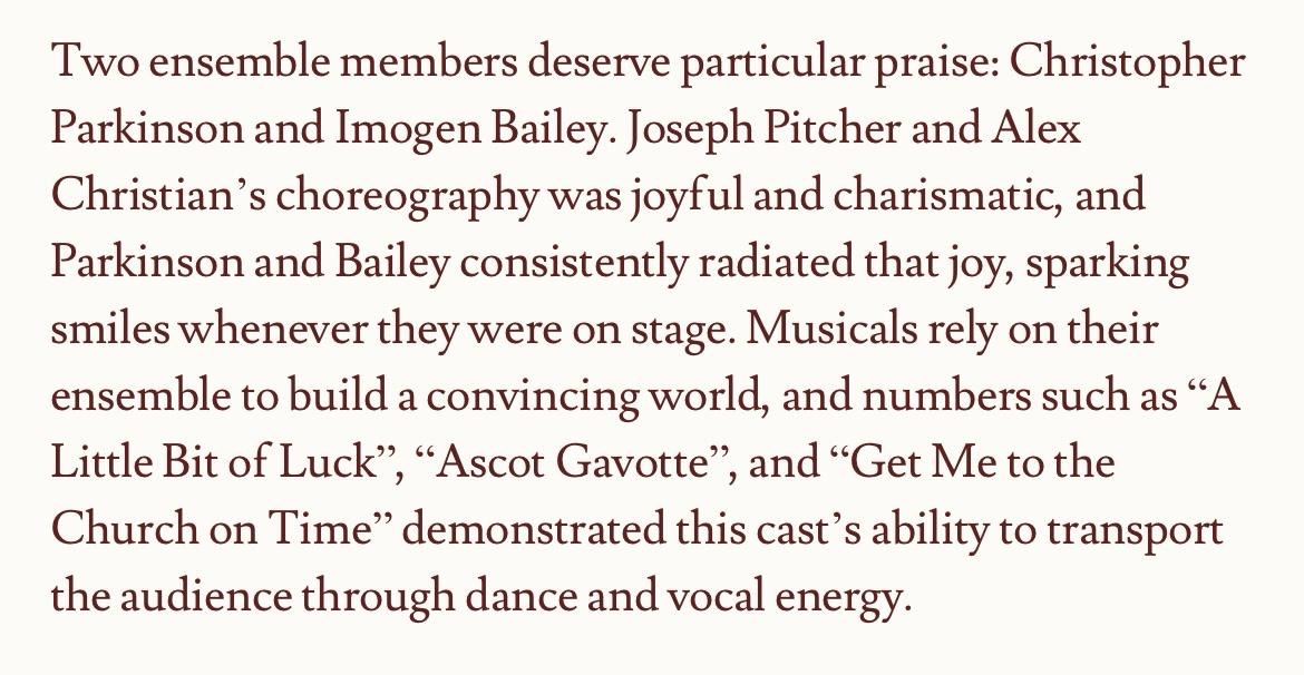 So proud of our show! 🫶🏼✨🥹💐 
Plus it’s nearly sold out so if you want to catch us BOOK NOW!