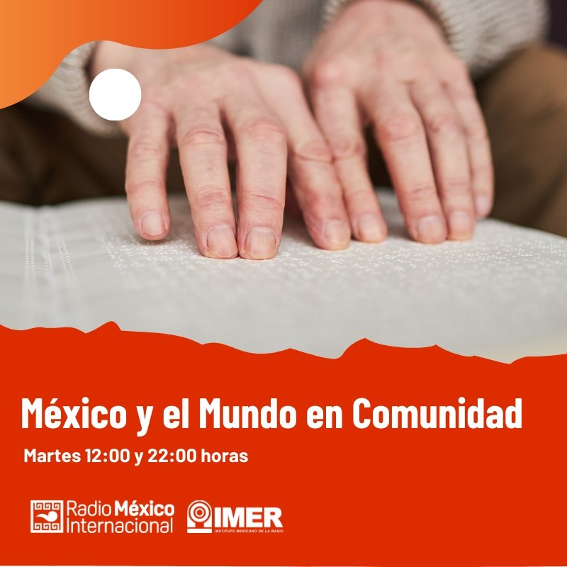 “México y el mundo en comunidad” una invitación a involucrarse activamente en la construcción de una sociedad más inclusiva y accesible.

Valtier Mejía, un hombre con discapacidad visual, comparte su propia experiencia de vida y guía este espacio con empatía y conocimiento.

12 h