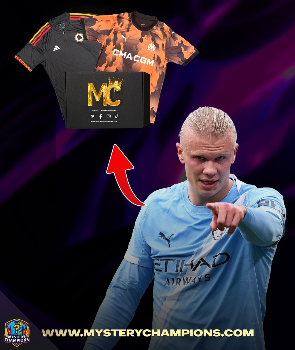 If Haaland 🇳🇴 scores ANYTIME tonight we’ll giveaway a Mystery Football Shirt box 📦

To enter
- Like
- RT
- Follow us <a href="/MysteryChampion/">Mystery Champions</a>

Good luck Champions 🍀
