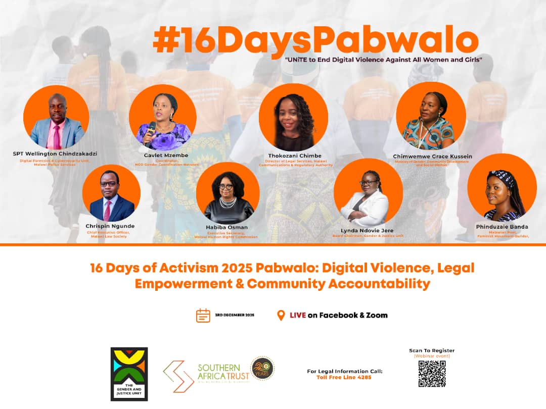 Are you ready? Register. This promises to be a good event.
us06web.zoom.us/webinar/regist…
<a href="/HumanRightsMW/">Malawi Human Rights Commission</a> <a href="/GJU_Malawi/">The Gender & Justice Unit</a>
