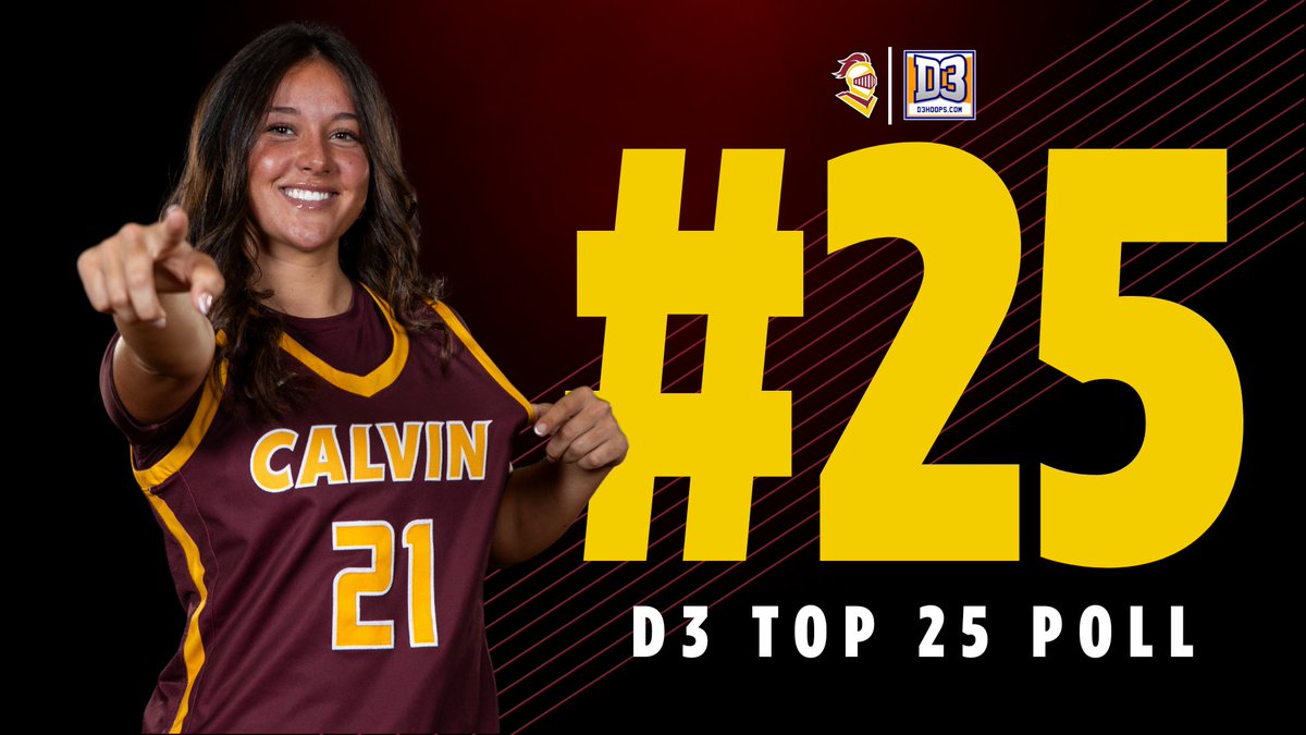 CalvinKnights's tweet photo. Calvin Women's Basketball Ranked 25th in https://t.co/jlVdMyxwCi Top 25 Poll https://t.co/leHU5jfPaA https://t.co/iEiUhgPkQR