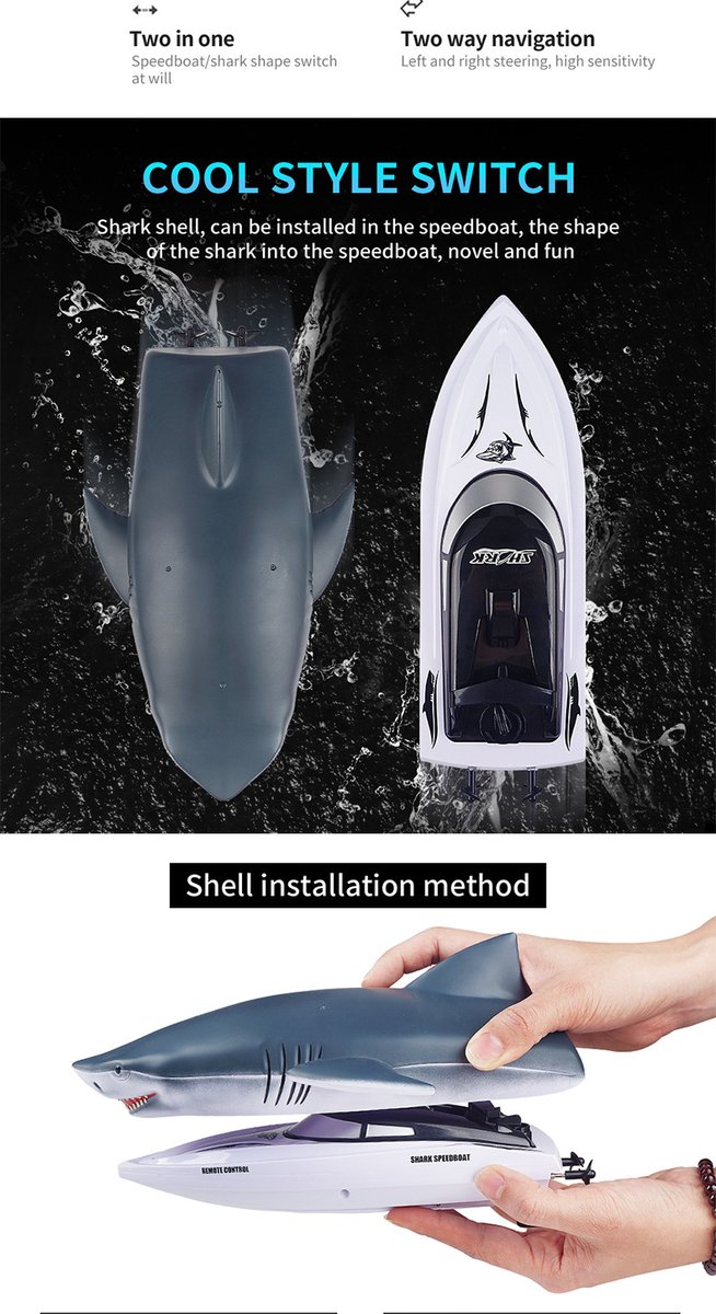 UnicunShop's tweet image. This ain&apos;t your average bathtub toy! 🦈💥  Our 2-in-1 Remote Control Shark Boat shreds the water with epic stunts &amp;amp; dual motors.  Get yours before they sell out! unicun.com/product/2021-n…  #remotecontrol #sharkboat #summerfun #toys