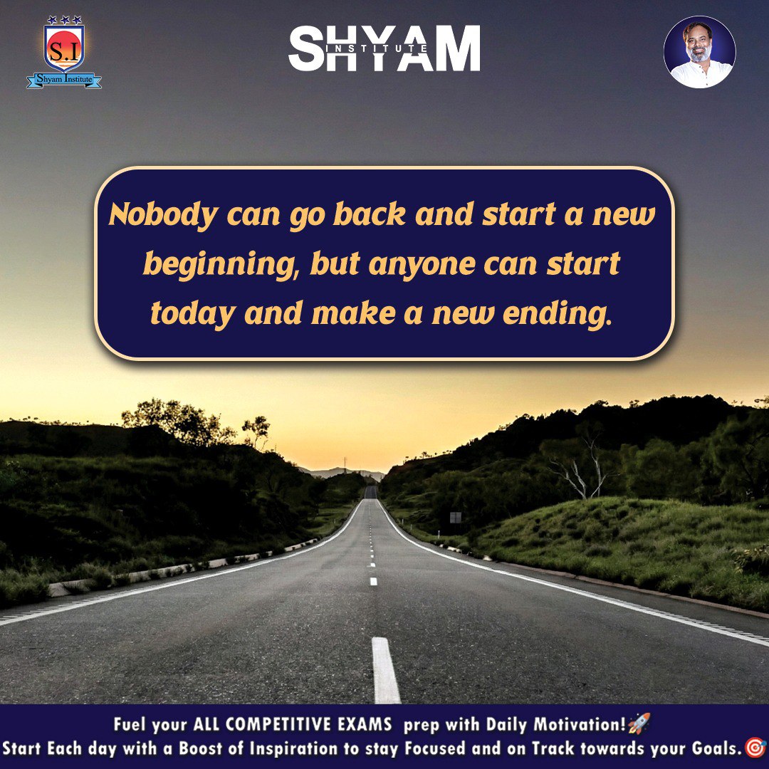 shyam_inst2001's tweet image. 💡A motivated morning sets the tone for a productive day!

#pcmains #english #arithmetic #indianhistory #reasoning #currentaffairs #indianeconomy #geography #physics #biology #geography #chemistry #geology #shyaminstitute #shyaminstitutedsc #shyaminstitutecentral