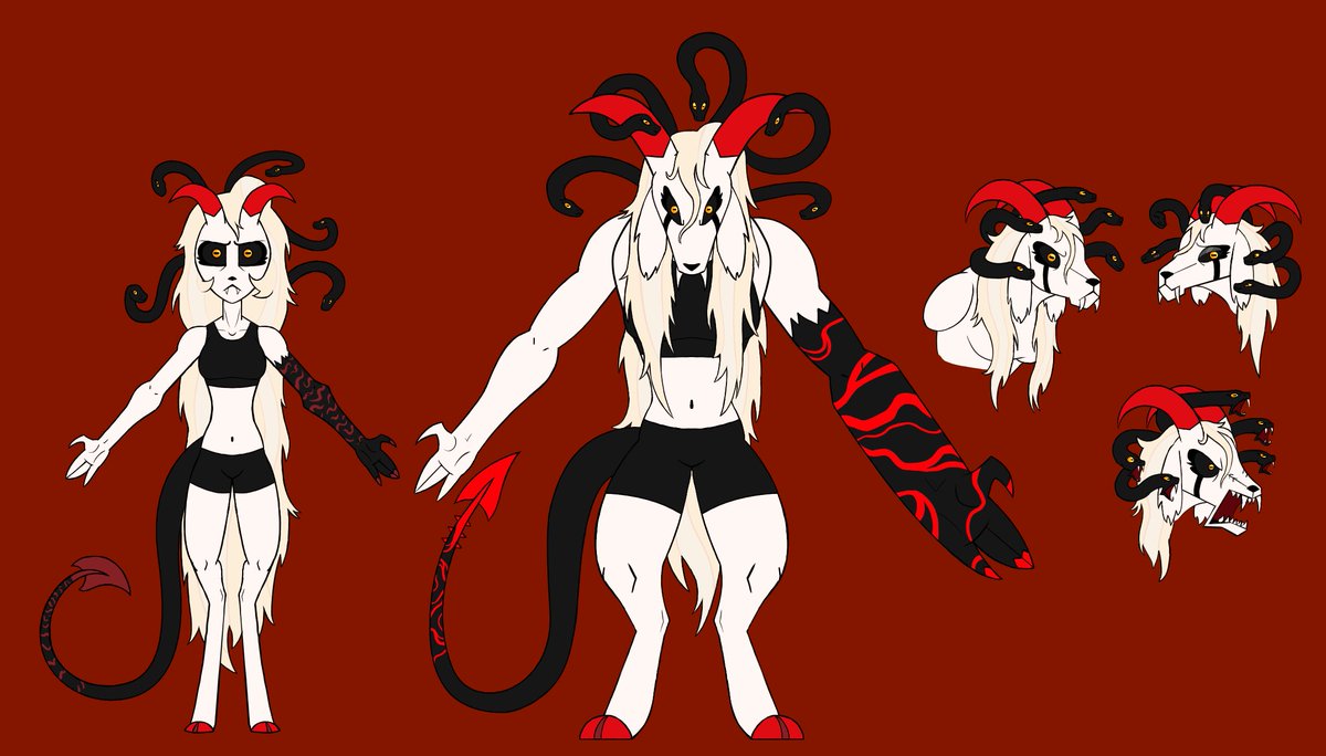 SaintAndreasFL's tweet photo. A look at Charlie's new form after the... incident...

A little immodest while I figure out her new outfit

#HazbinHotel #DOOM https://t.co/C6130Cf7jh