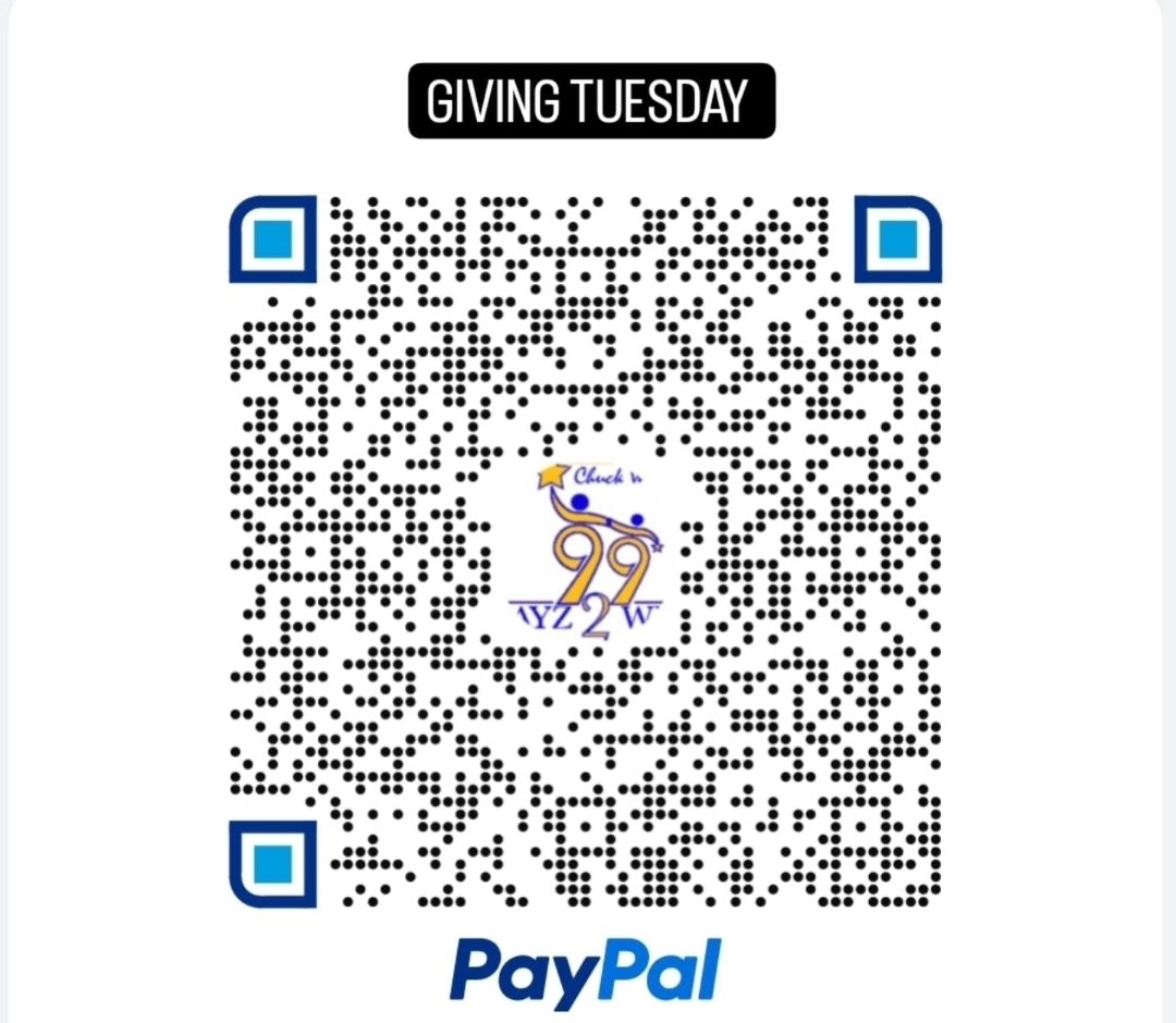 99 Wayz 2 Win celebrates #GivingTuesday
Make a difference:
• Donate
• Inspire others
• Mentor
• Support
• Volunteer 
Every act of kindness counts. Support 99 Wayz 2 Win! 

PayPal: paypal.me/99wayz2win
Zelle: w99wayz2win@yahoo.com 
Cash App: cash.app/$99Wayz2Win