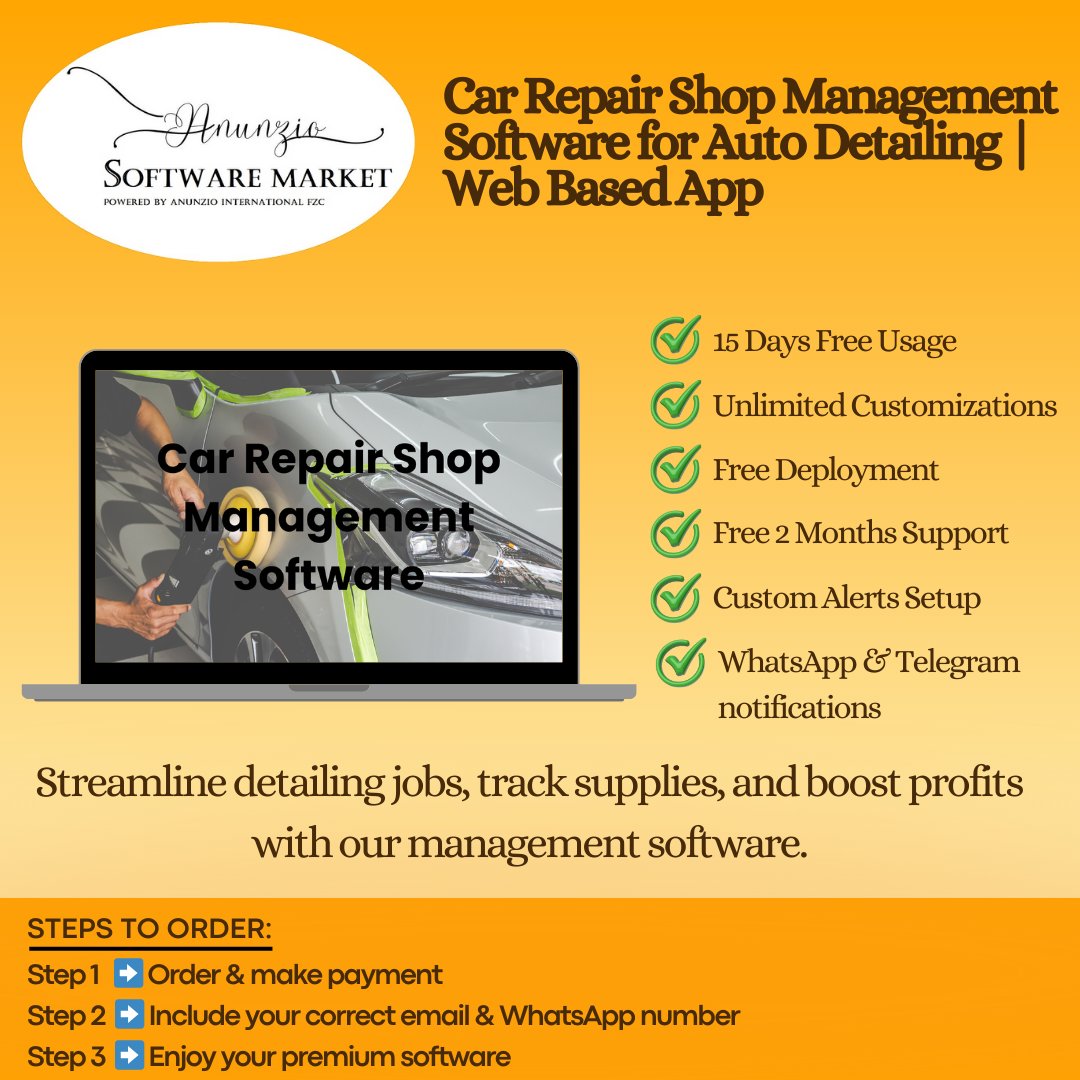 anunziosoftware's tweet image. Car Repair Shop Management Software for Auto Detailing

Purchase with 15 days Trial:
anunziointernational.com/software/produ…

#softwaredevelopmentcompany #applicationmobile #webapp #application #software