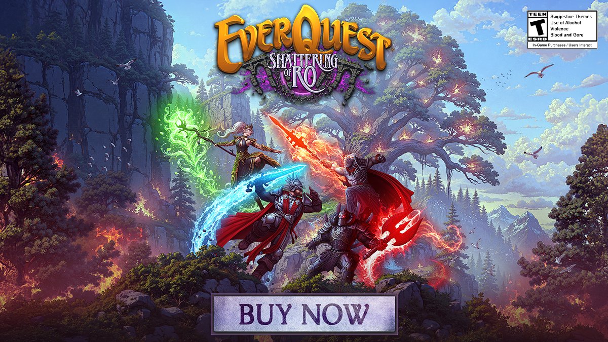 everquest's tweet image. 😱Druzzil Ro as been murdered and it's up to you to find the culprit before Solusek Ro's anger unleashes on innocent Norrathians! Come help figure out this whodunit murder mystery. 🕵️

Our 32nd expansion, Shattering of Ro, is now Live! ⬇️

everquest.com/news/eq-sor-is…

#EverQuest #EQ