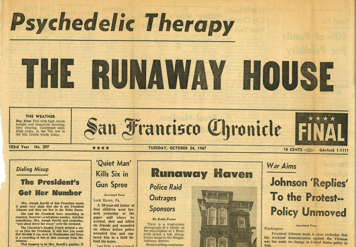 zeldapoem's tweet image. In the 1960s, thousands of teenagers ran away from home to go to hippie San Francisco

I discovered hundreds of letters written by these teens about what they were going through, hidden in the archives at the SF library

Blogpost about the story: fieldnotes.nautilus.quest/p/the-kids-who…