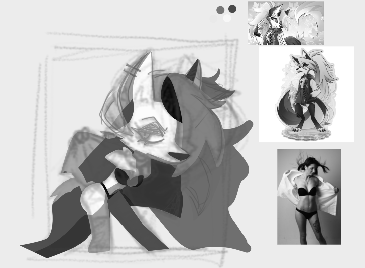 Wanted to do a quick Loona piece. Retweet if you guys want to see more behind the scenes of my art process.😀

#HelluvaBoss #fanart #furry #loona #smallartist #artmoots