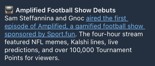 Sam Steffanina tweet media