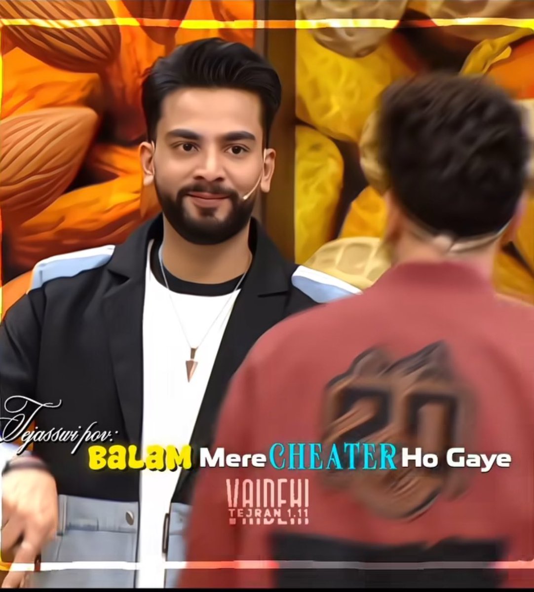 hugivzashit06's tweet photo. Ok but the way elvish looks at karan>>>
And him getting jealous of tejran romance so cutely. Elvish you are being so cute in this season!!
Bromance>>Romance😂😭
pc:-@vaidehi_1111
#TejRan #ElRan #ElvishYadav #karankundrra https://t.co/ZTh5QQIimL