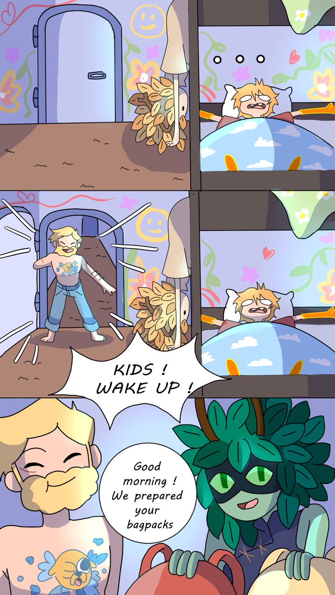 KiuiKibo's tweet image. PART 1 of first adventure ! #fionnaandcake #adventuretime #finntress #huntresswizard