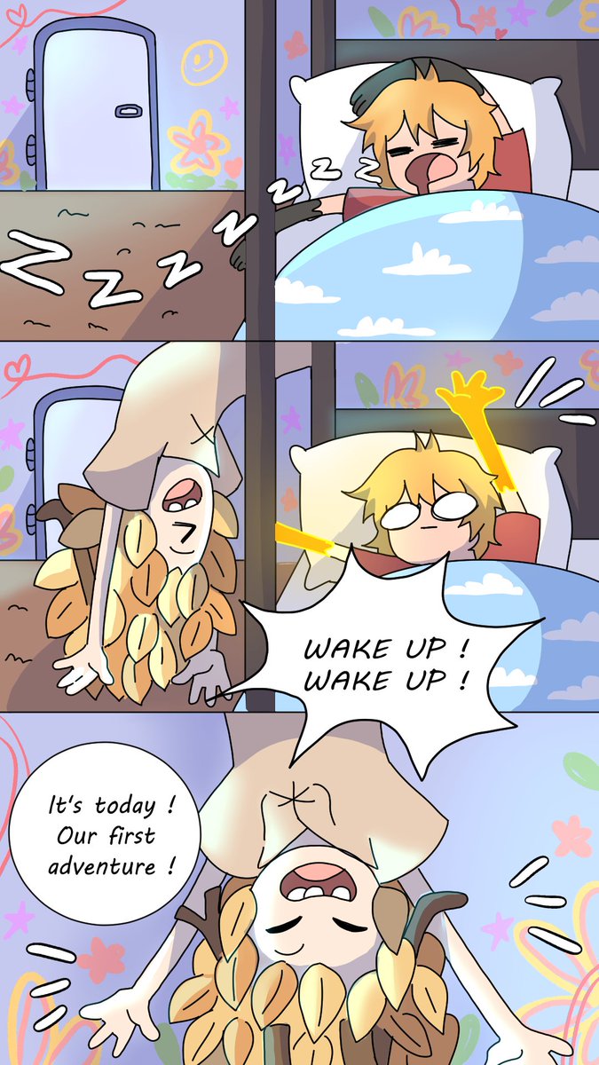 KiuiKibo's tweet image. PART 1 of first adventure ! #fionnaandcake #adventuretime #finntress #huntresswizard