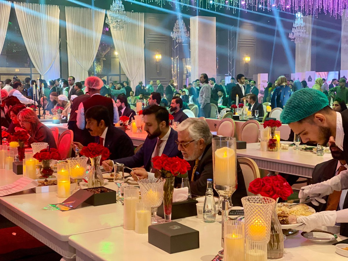 Chairman and President UMT, Ibrahim Hasan Murad, joined the 54th Eid-Al-Etihad celebrations of the United Arab Emirates hosted by His Excellency Dr. Bakheet Ateeq Alremeithi, Consul General of the #United #Arab #Emirates in #Karachi.

#Diplomacy #IbrahimHasanMurad