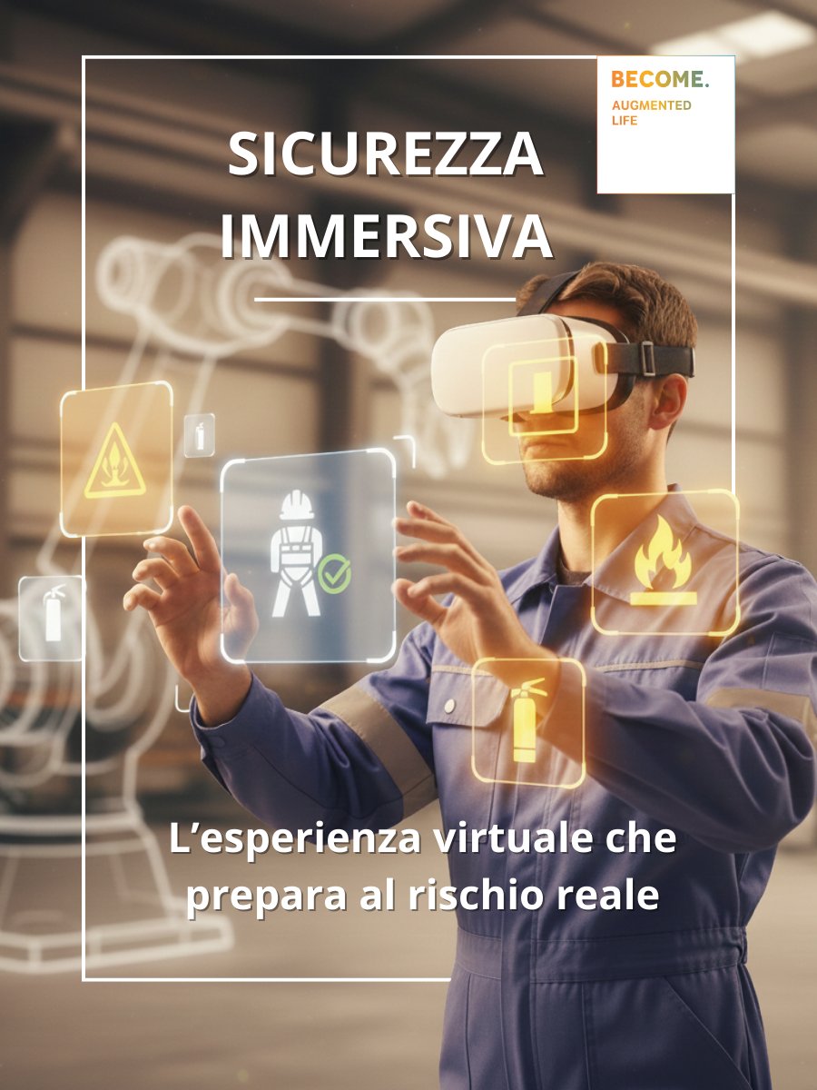 BecomeHub's tweet image. 🧠 Non basta conoscere le procedure di sicurezza: bisogna viverle in prima persona e sviluppare consapevolezza reale del rischio.
💡 È qui che la VR diventa formazione: un’esperienza immersiva che trasforma attenzione, prontezza e comportamento nel lavoro.
#RV #sicurezza