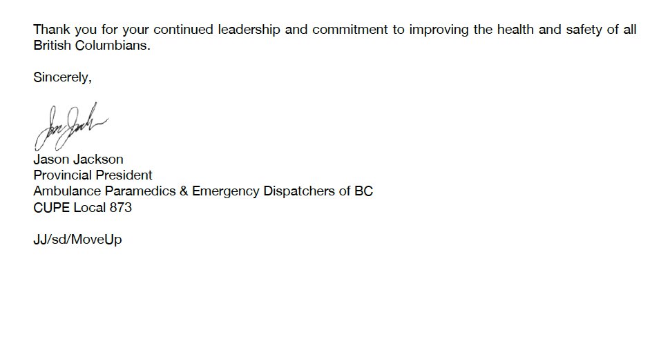 A. Paramedics Of BC tweet media