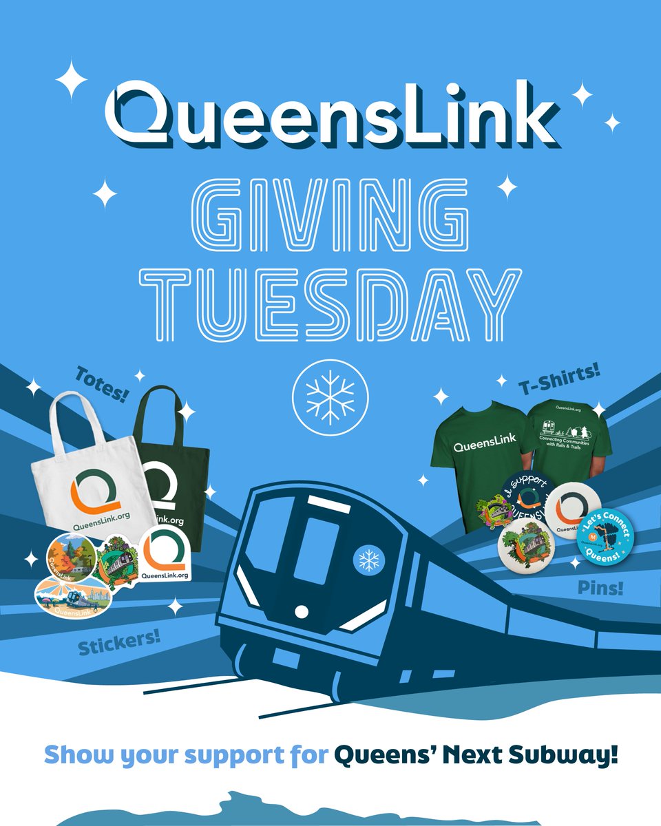 ☃️ This holiday season, why not give back to the community? QueensLink is an all-volunteer, nonprofit organization, and we rely on individual donations to keep things running. Tap the 🔗 in bio to donate if you can! We truly wouldn't be here without your support.