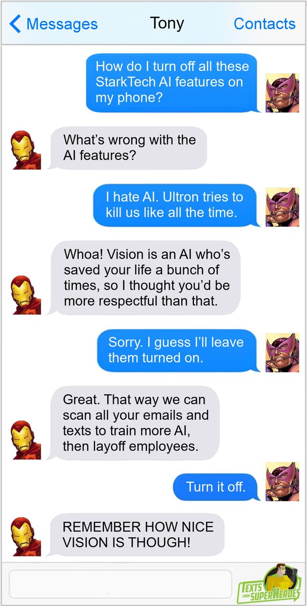 From Superheroes tweet media