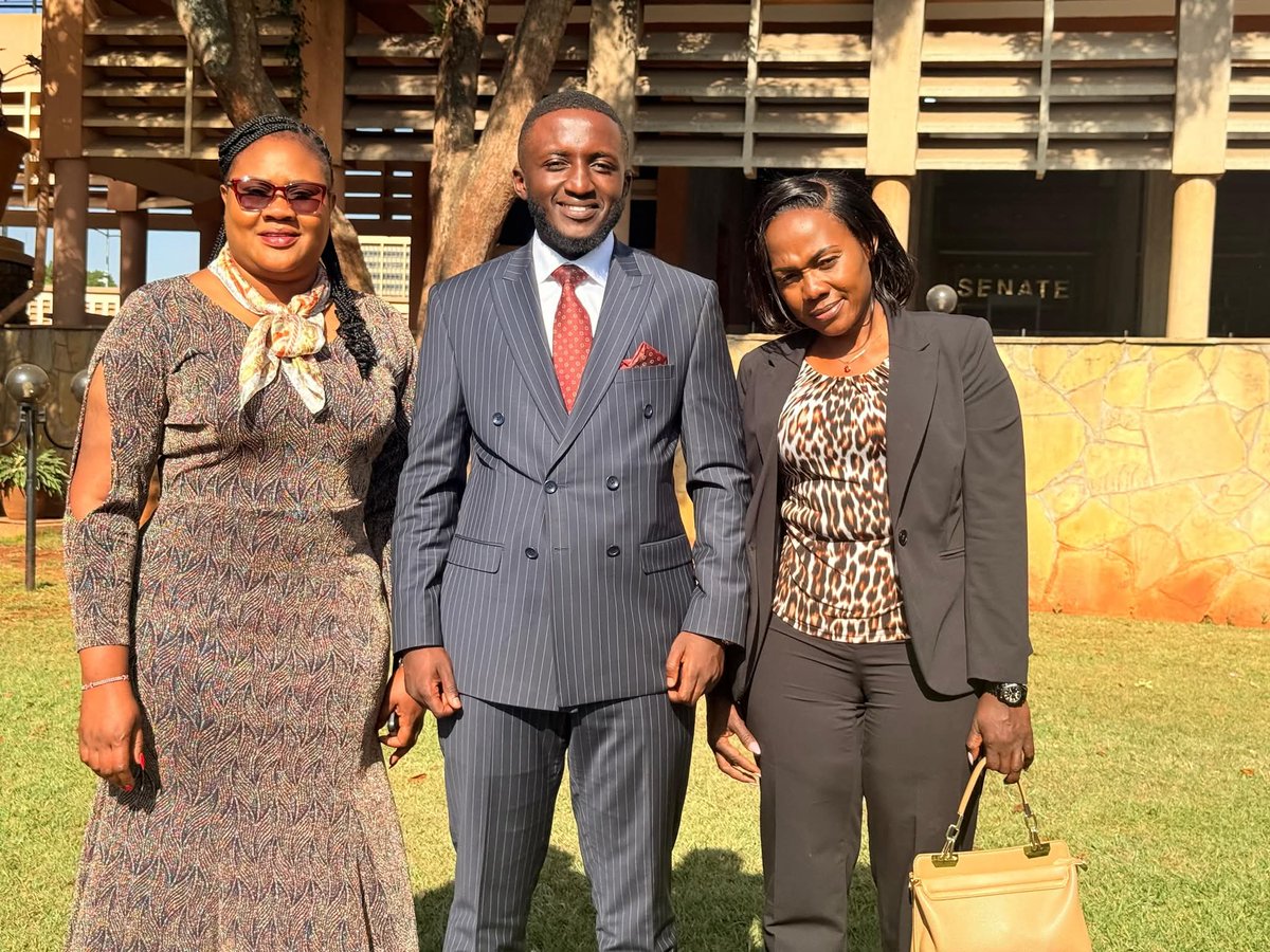DanChepta's tweet image. Newly eelected Boyd Were with his mothers at Parliament for his swearing-in as Kasipul MP

This is amazing.