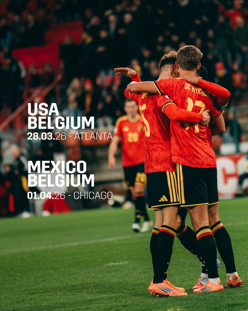 BelRedDevils's tweet image. Our Red Devils face the USA and Mexico this March ahead of the #FIFAWorldCup. 🇺🇸🇲🇽