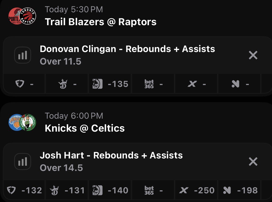 DocsProps's tweet image. These are my other two NBA #PlayerProps for the day.

Write ups will come this afternoon but I am seeing indicators for line movement while out and about.