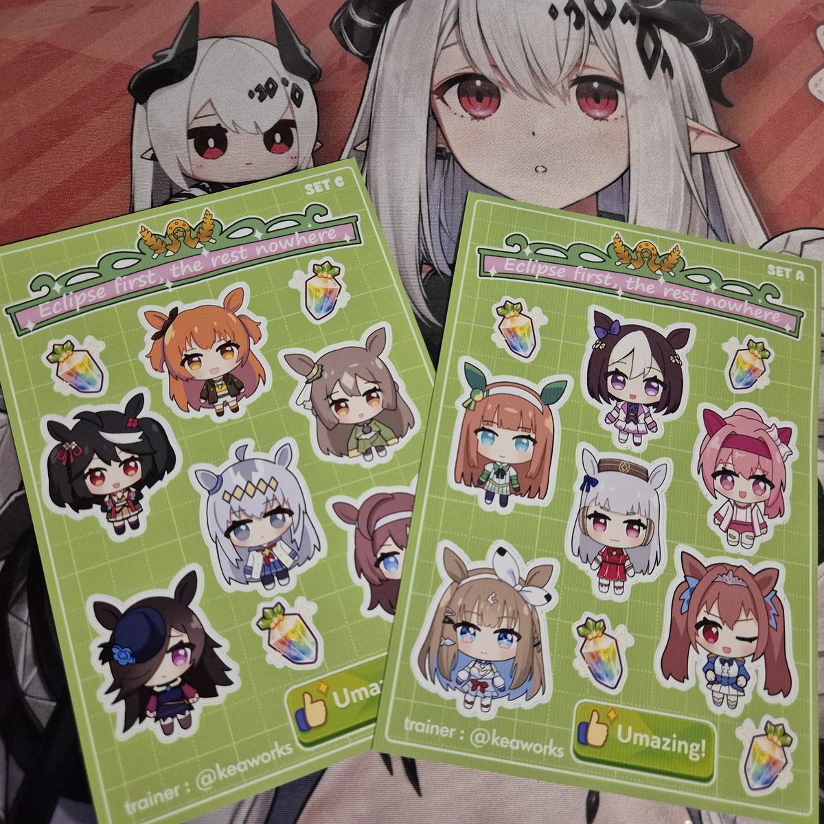 👀 making Uma stickers