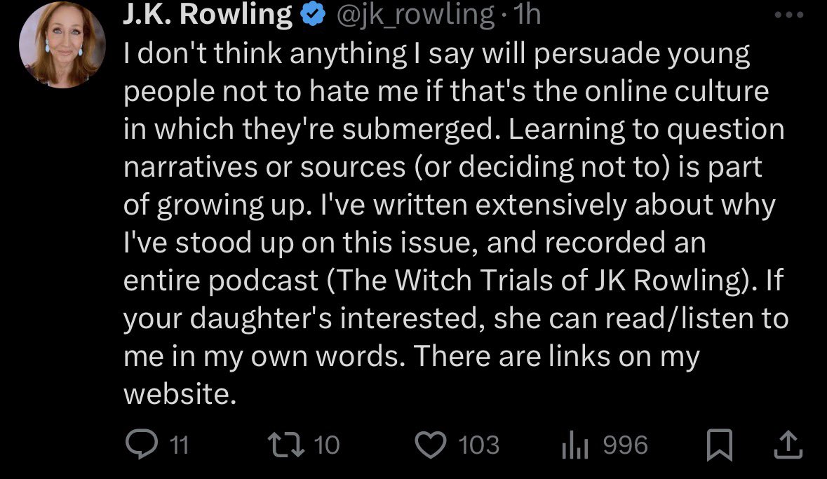 Young people are incredibly perceptive. They can intuit a bigoted arsehole from fifty paces. Your lack of self awareness is hilarious.
