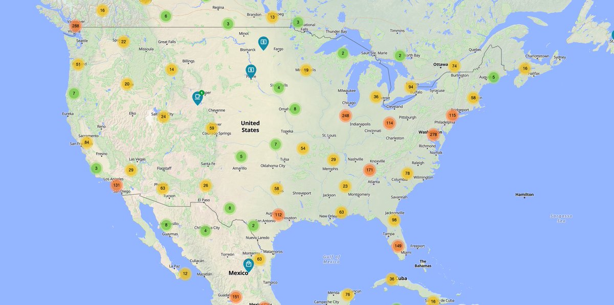 DocumentingBTC's tweet image. Here’s a map of shops accepting Bitcoin payments