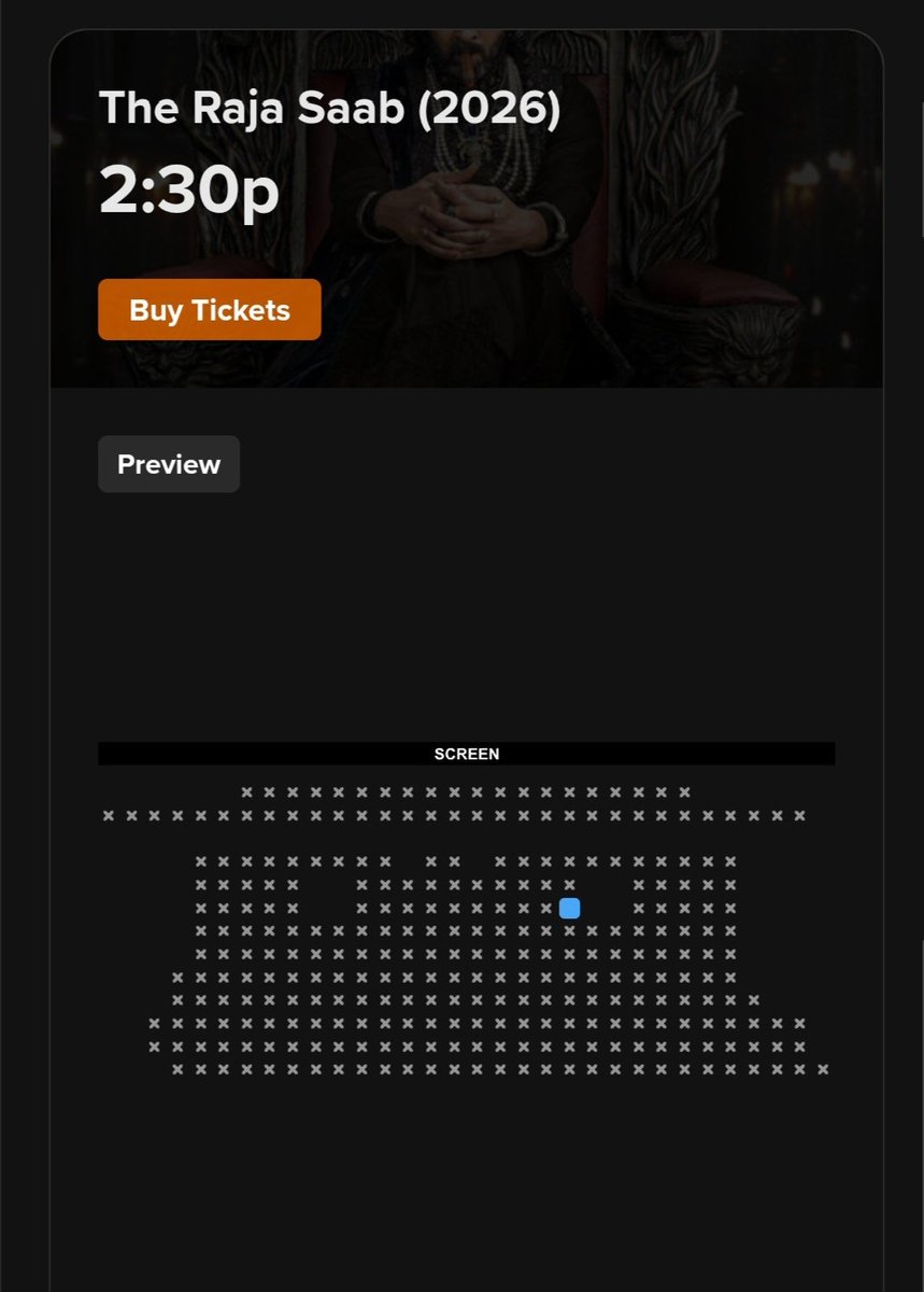 Director_Maruti's tweet image. Cinemark Dallas D-BOX 4 Shows Sold-out 🇺🇲👑❤️🙏🔥

#Prabhas #TheRajaSaab