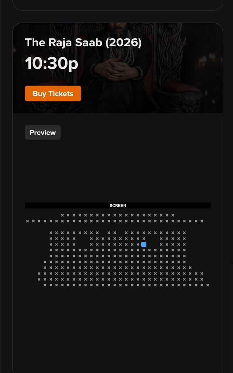 Director_Maruti's tweet image. Cinemark Dallas D-BOX 4 Shows Sold-out 🇺🇲👑❤️🙏🔥

#Prabhas #TheRajaSaab