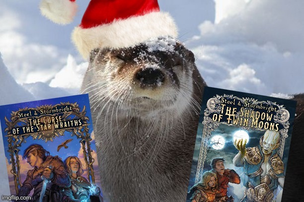 Hi. I have special books to sell for the Christmas season. Yes, I am Santa. How *did* you know.