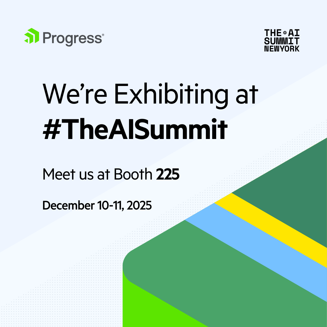 semaphoreprgrss's tweet image. Sponsoring #TheAISummit New York

🎟️Use promo code 20DP-DPRZ55 for 20% off on your conference ticket!

Stop by the Progress booth #225 to see how we’re helping enterprises harness the power of generative AI to drive trustworthy business outcomes!

newyork.theaisummit.com