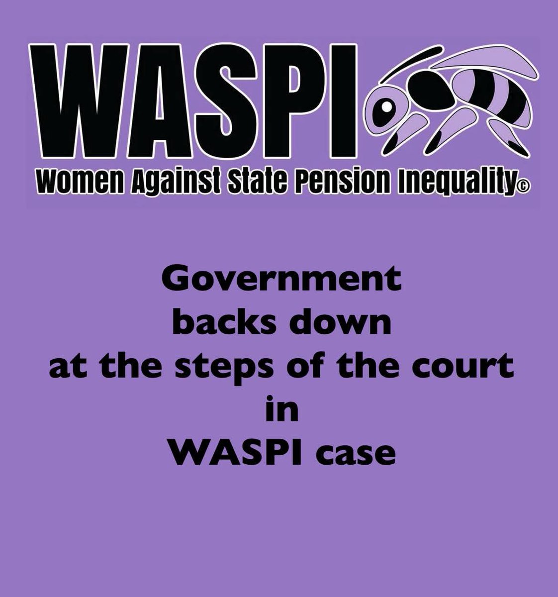 WASPI_Campaign's tweet image. Read about today’s significant developments in the WASPI judicial review here: 
waspi.co.uk/legal-update-2…