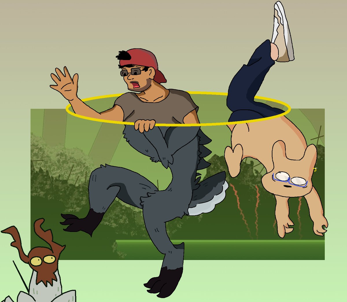 funklerf176408's tweet image. Rain world scavenger + slugcat hoop TF

#tftuesday