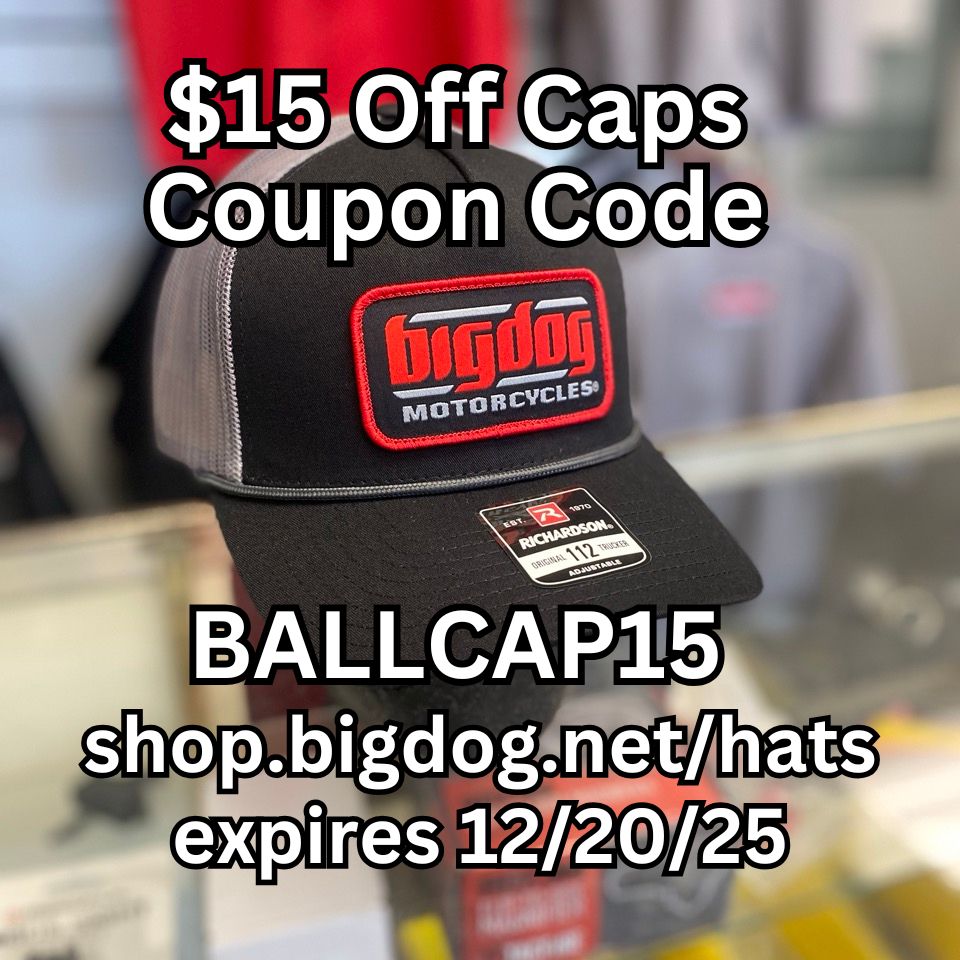 BIGDOGISBACK's tweet photo. 💵https://t.co/cMKaStT8Nx Get the #bigdogmotorcycles Holiday hookup while it lasts! #vtwinlife #madeinUSA https://t.co/nxWuTBOGvC