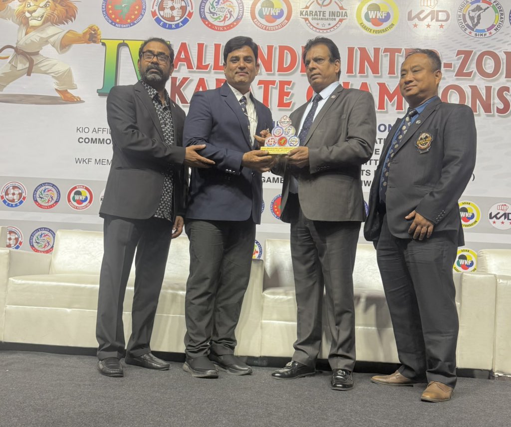 Syediftquar's tweet photo. Dear Karatekas,

OSU!
Warm greetings to all.

I am pleased to share that I am representing Telangana (SKFI) as an official at the 4th All India Inter-Zonal Karate Championship, being held at Talkatora Indoor Stadium, New Delhi, on 1st and 2nd February 2025.

I extend my sincere gratitude to Shri B. Mahesh Goud Garu (President, TAKDA & Hon’ble MLC, Congress) for providing me with the wonderful opportunity to represent TSKDA at this prestigious national event.

A special note of appreciation to Hanshi Bharath Sharma Sir (President, KIO) for hosting and organizing this remarkable championship, which has witnessed the enthusiastic participation of numerous karatekas from all zones across India.

Warm Regards,
Shihan Syed Iftquar Hussain
Referee Commission Member – KIO
WKF Accredited Coach
WKF & AKF Judge