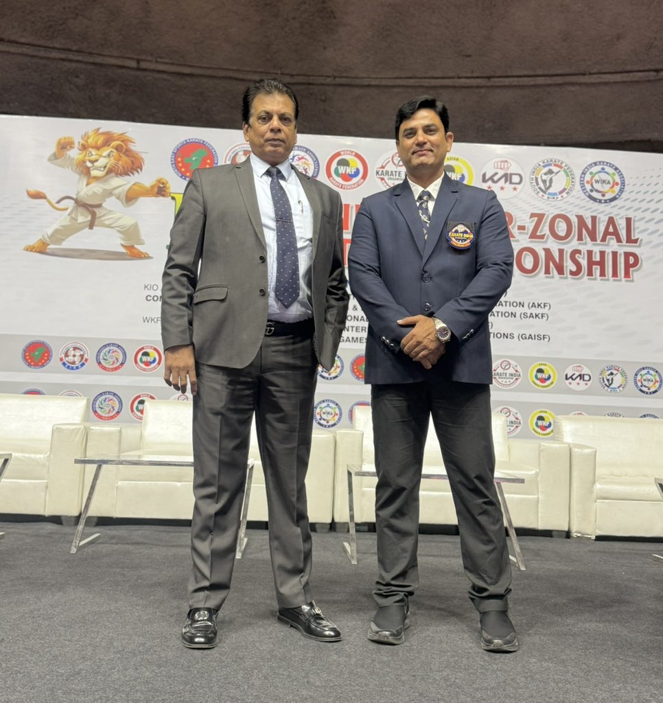 Syediftquar's tweet photo. Dear Karatekas,

OSU!
Warm greetings to all.

I am pleased to share that I am representing Telangana (SKFI) as an official at the 4th All India Inter-Zonal Karate Championship, being held at Talkatora Indoor Stadium, New Delhi, on 1st and 2nd February 2025.

I extend my sincere gratitude to Shri B. Mahesh Goud Garu (President, TAKDA & Hon’ble MLC, Congress) for providing me with the wonderful opportunity to represent TSKDA at this prestigious national event.

A special note of appreciation to Hanshi Bharath Sharma Sir (President, KIO) for hosting and organizing this remarkable championship, which has witnessed the enthusiastic participation of numerous karatekas from all zones across India.

Warm Regards,
Shihan Syed Iftquar Hussain
Referee Commission Member – KIO
WKF Accredited Coach
WKF & AKF Judge