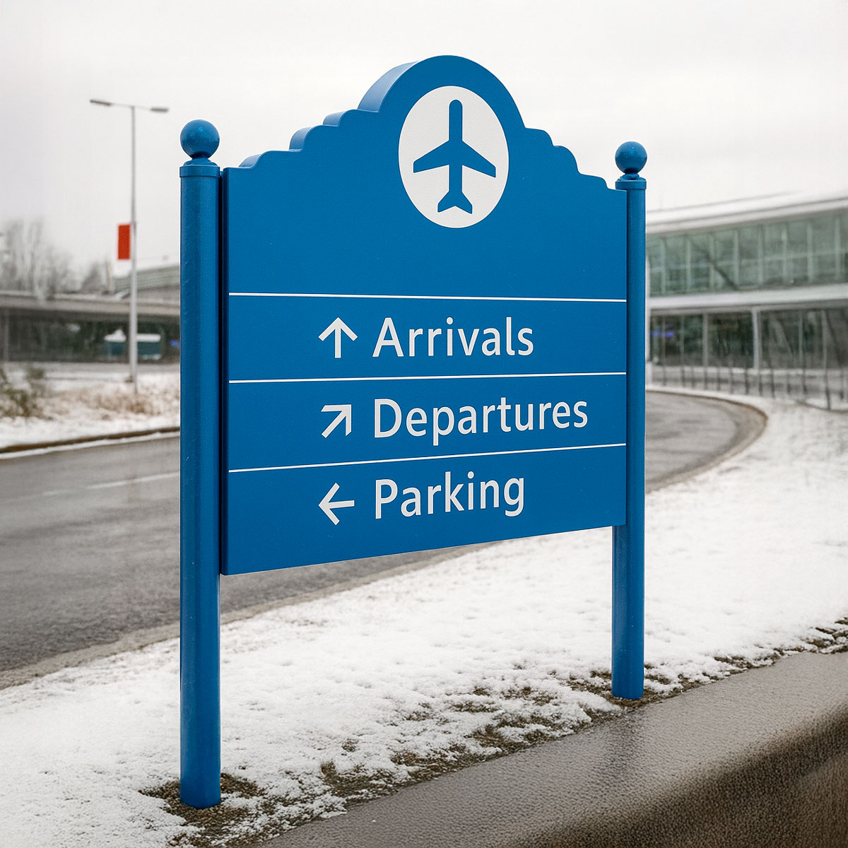 Looking for quick, durable post-and-panel signs? Encompass-More's QuickShip Program has you covered! 🚀 Get standard sizes shipped in as little as 3 days. Trust us for your wayfinding needs! 🌟 Visit encompass-more.com #PostAndPanel #FastTurnaround