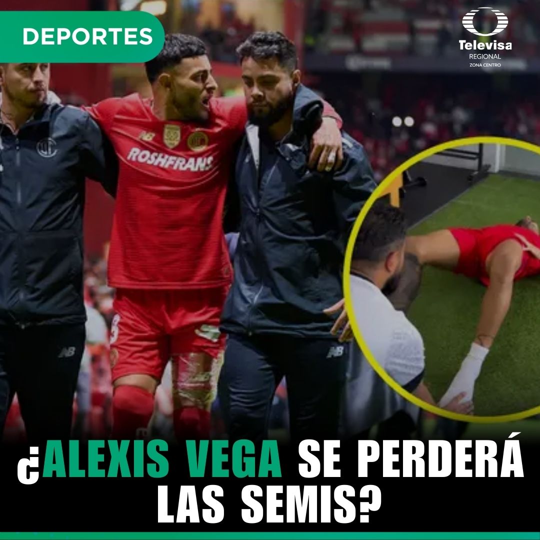 🔥 Alarma en Toluca 🔥 Alexis Vega preocupa rumbo a las Semis: presenta una nueva lesión, la tercera en el Apertura 2025. El club espera estudios para descartar daño en tendones. ¿Llegará al duelo contra Rayados?