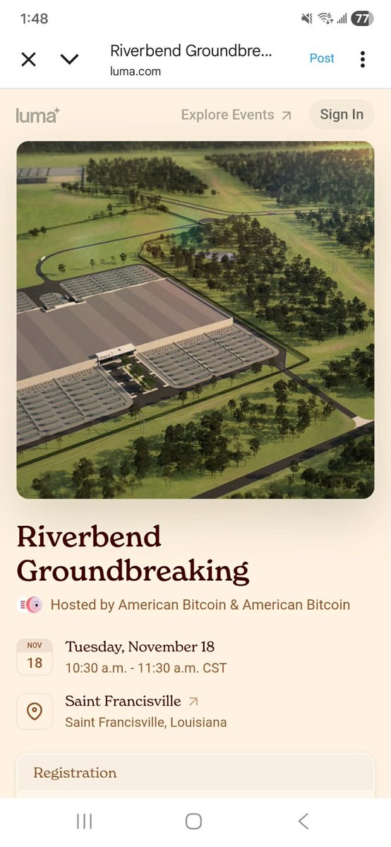 KyleNeumatik's tweet photo. Between a -50% day in @ABTC, and 1 year with no deal at Riverbend, there is a complete lack of transparency in $ABTC &amp; $HUT. Hut 8 had a groundbreaking ceremony last month at Riverbend, which ABTC somehow hosted? What's going on? NO NEWS IS BAD NEWS. @ashergenoot @bigsuey https://t.co/sEh0mER8Dc