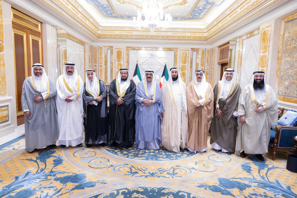 امير دوله الكويت صاحب السمو الشيخ مشعل الاحمد الصباح في استقبال خاص  لابناء العم في دولة الكويت وفقكم الله #جلاجل