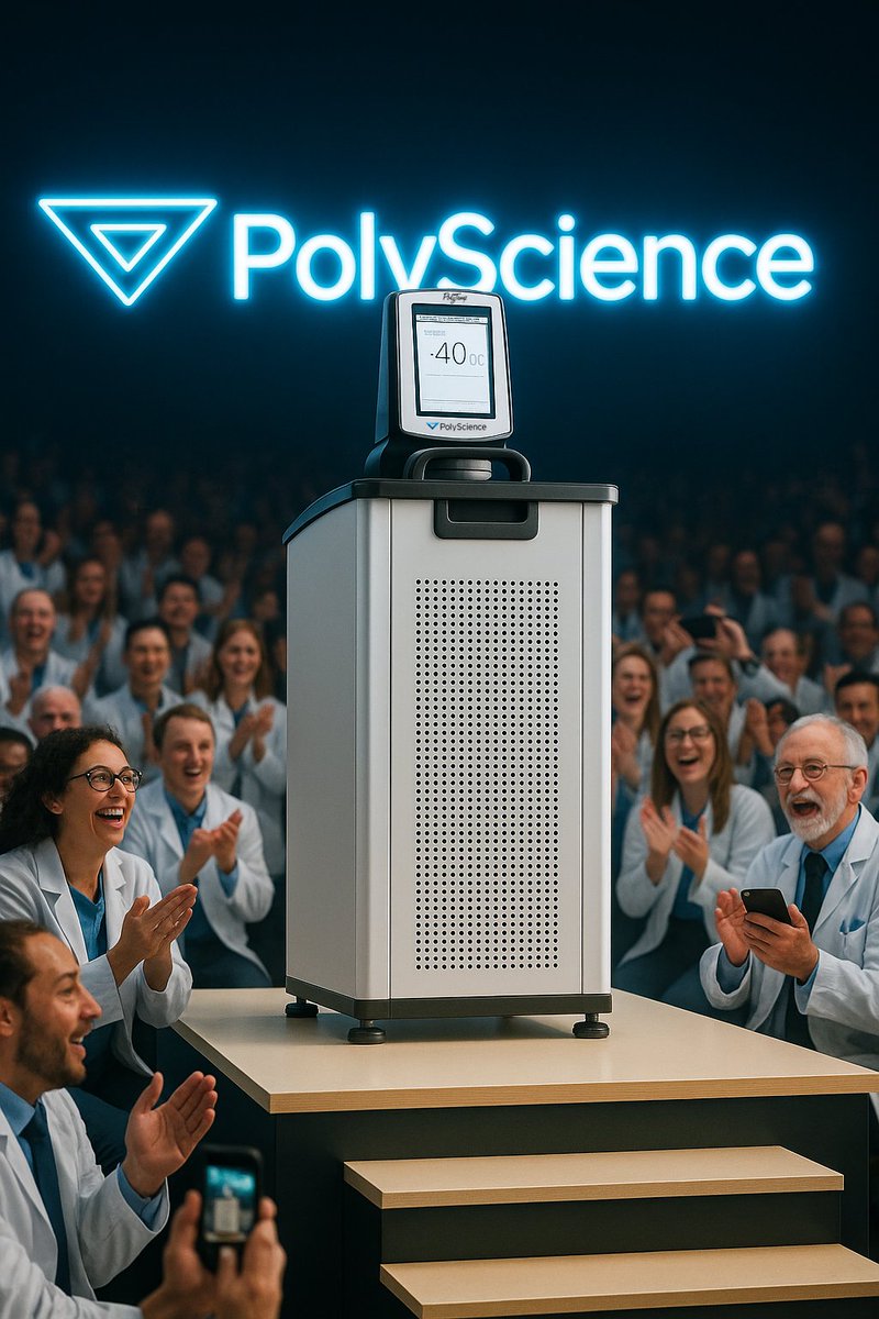 PolyScienceLab's tweet image. It’s here. And the lab world is buzzing. ⚡️
Meet PolyTemp 
• High pump pressure/flow
• Touchscreen control
• WhisperCool™ noise reduction
• Low-GWP refrigerants
• Wide temp range
• ±0.004° stability

Precision has never looked this good.
👉 polyscience.com/sales