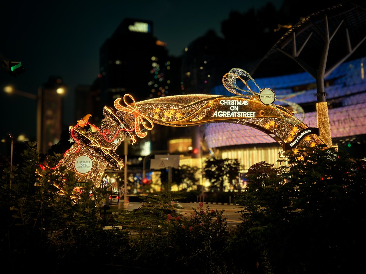seawmichael's tweet image. Christmas decoration along the main shopping belt - Orchard Road

#Singapore #Xmas #2025
