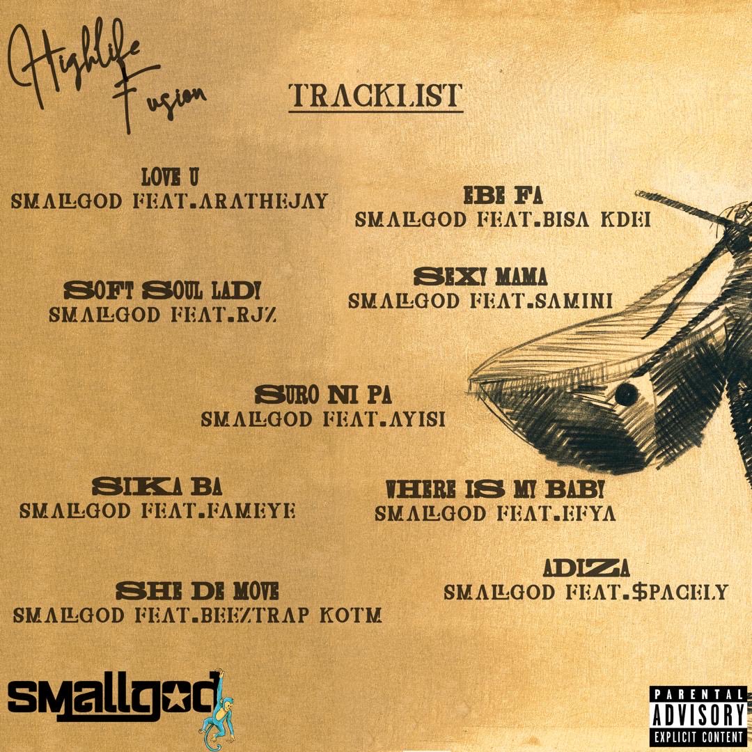 “Honored to be part of  Small God’s “Highlife Fusion” project 🇬🇭
New music dropping soon.. #Adiza out on the 5th of Dec 🗓️ 
#HighLifefusion #SmallGod 🇬🇭🌴