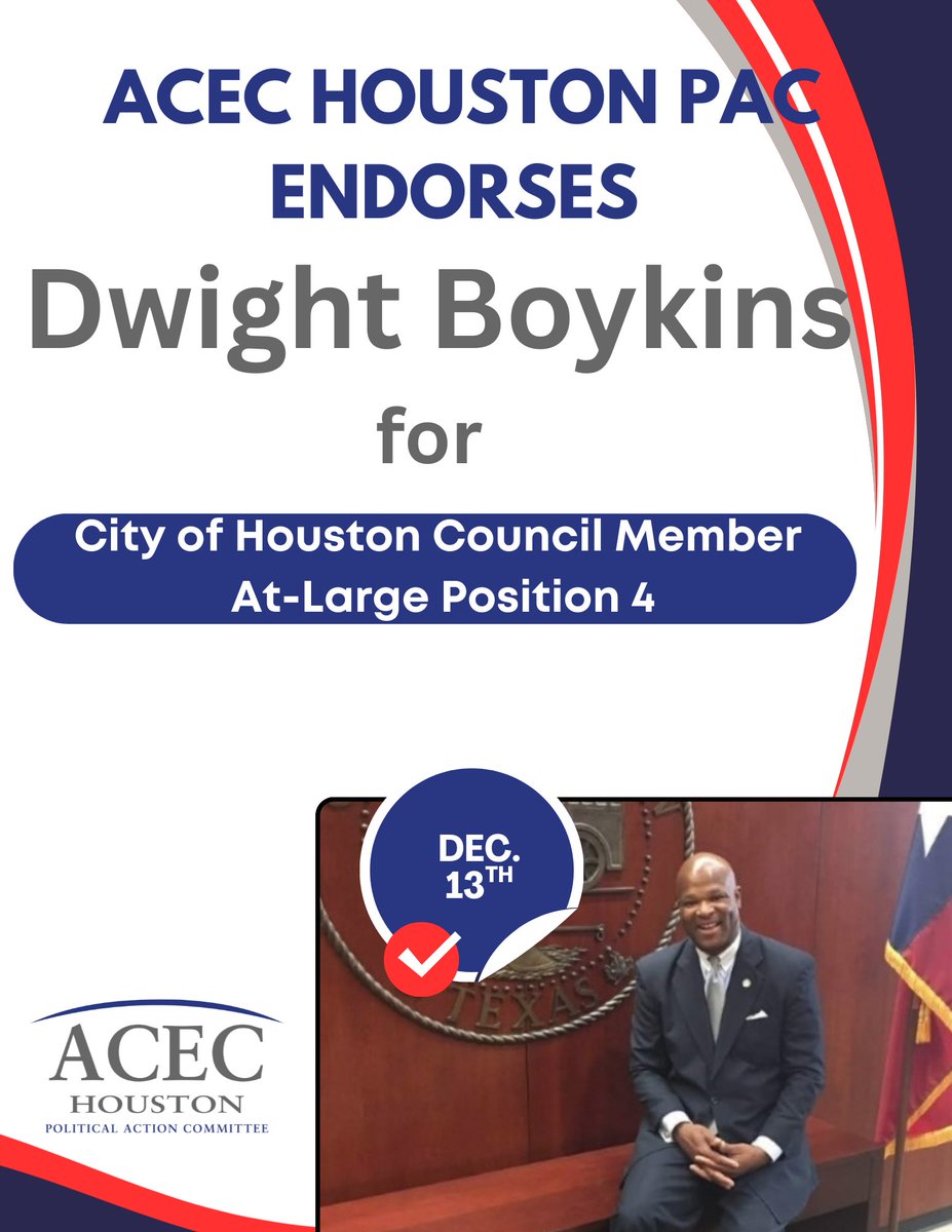 Early voting has started and continues through December 9th. Election Day is December 13th. Please vote!