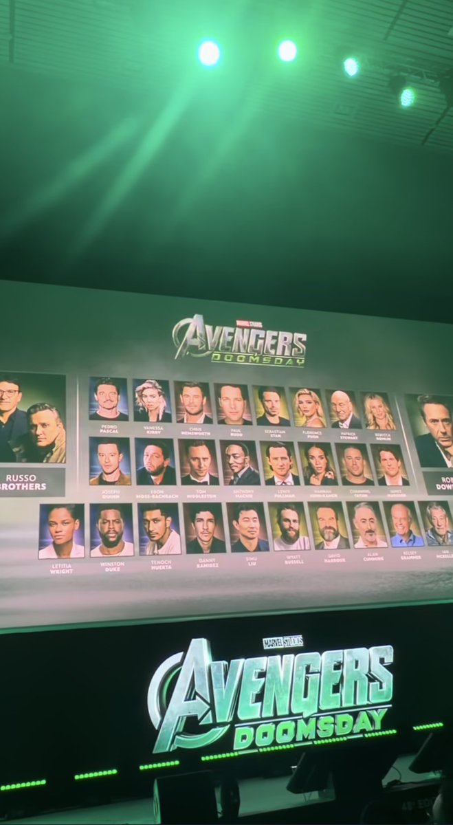pascalarchive's tweet image. The cast of Fantastic Four mentioned for ‘AVENGERS: DOOMSDAY’ during the Walt Disney presentation at the Giornate Di Cinema Sorrento 💚