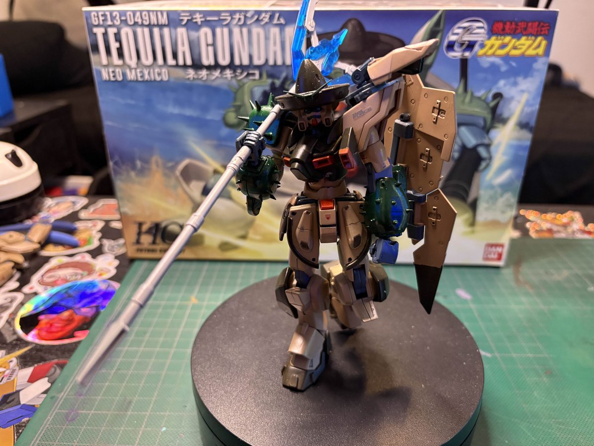 Finally got around to making this video. History with me making the Tequila Gundam youtu.be/lKxRTcWvb0g?si…

#TequilaGundam #GGundam #customgunpla